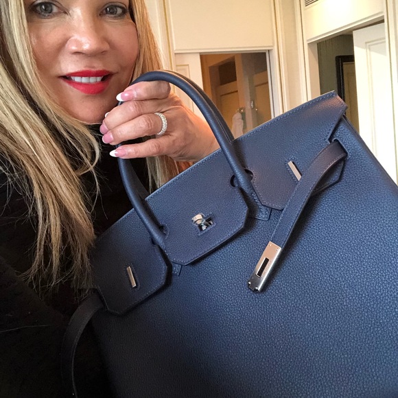 ⚠️ Extra Pics of HERMES Birkin 35 Blue Nuit photos - Picture 3 of 8